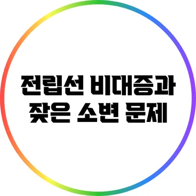 전립선 비대증과 잦은 소변 문제